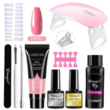 Poly nail Gel Kit With 54W UV Lamp - AIOne Shop